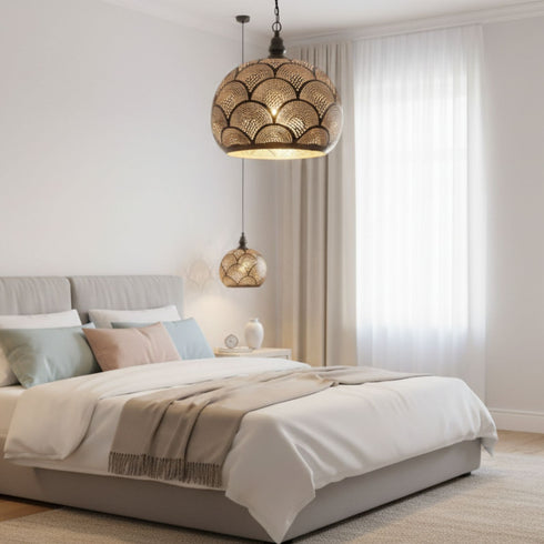 Handmade Brass Hanging Lamp - New Home Decor Lighting  (pl-1093)